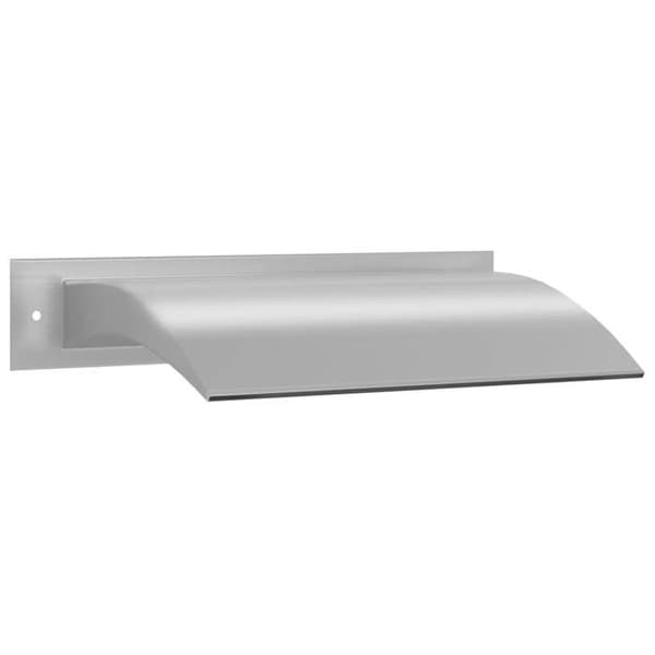 Poolfontän - Exklusivt hus - Rostfritt stål SS304 - 45×26×13 cm - Klorresistent silver-