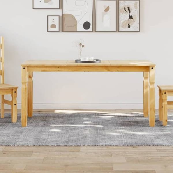 Matbord - EXKLUSIVT HEM - Corona - 160x80x75 cm - Massivt furu - Rektangulär