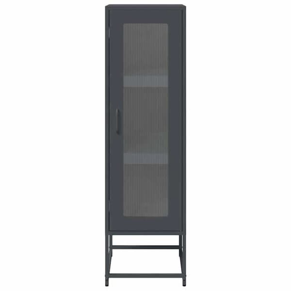 Maison Exclusive - Buffé hög antracit 36x39x123 cm kallvalsat stål
