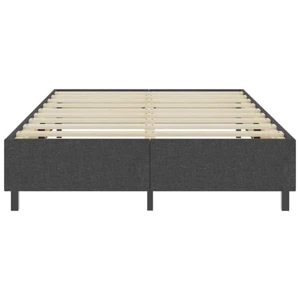 Maison Exclusive - Sängbotten med lameller Grått Tyg 160x200 cm Grå