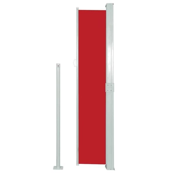 Maison Exclusive - Fällbart sidotak 140 x 300 cm Röd Röd