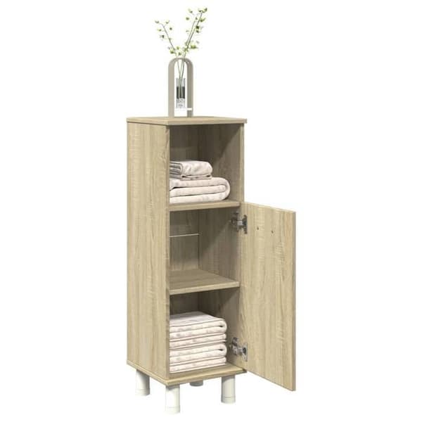 Maison Exclusive - Badrumsskåp ek sonoma 30,5x30x95 cm
