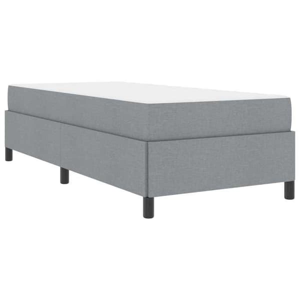 Maison Exclusive - Vaaleanharmaa jousipatja 100 x 200 cm kangas Ljusgrått