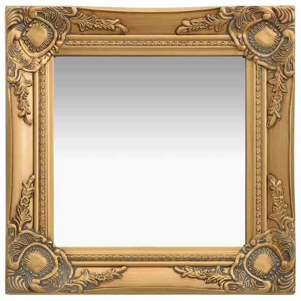 Maison Exclusive - Barockstil väggspegel 40x40 cm Guld