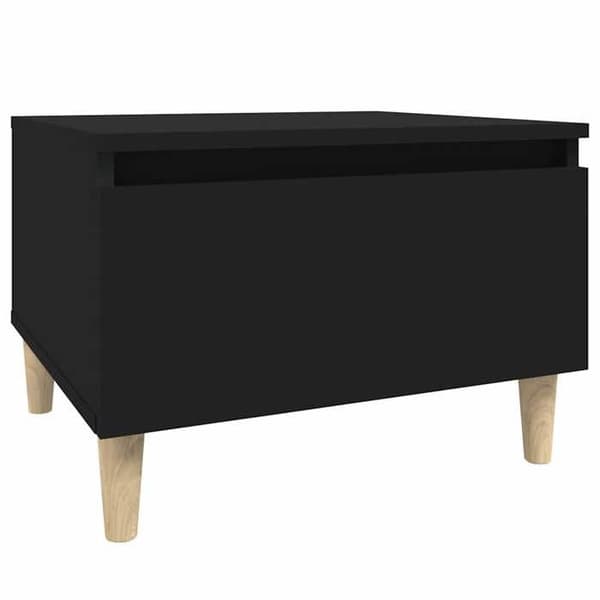 Sidebord - MAISON EXCLUSIVE - Sidebord - Sort - 50 x 46 x 35 cm - Rummelig skuffe Svart