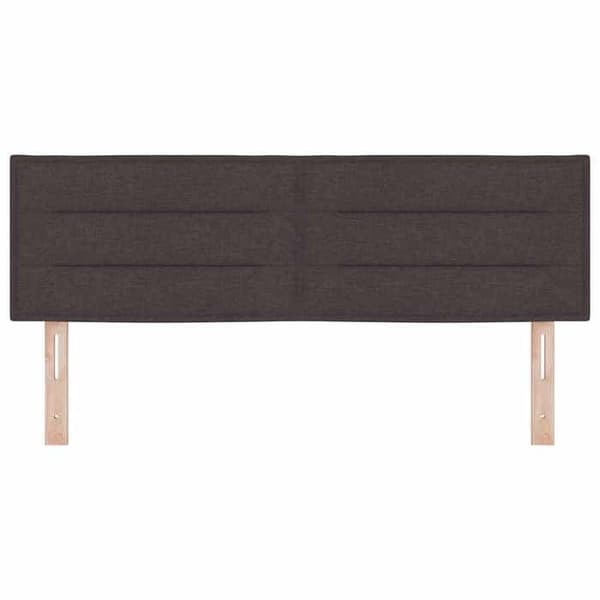 Maison Exclusive - Tummanruskea LED-päätytekstiili
