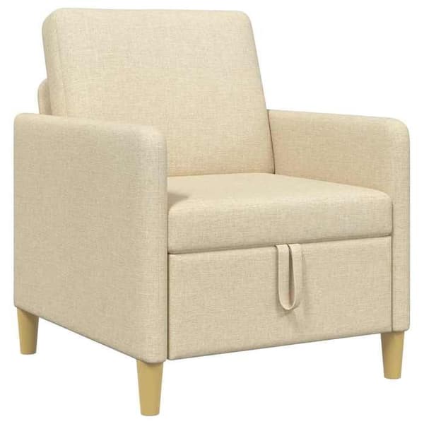 Maison Exclusive - Soffa med förvaring Creme 72 x 78 x 87 cm Polyester