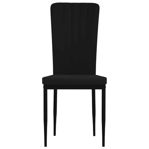 Maison Exclusive - Matstolar set om 4 Svart Sammet Svart