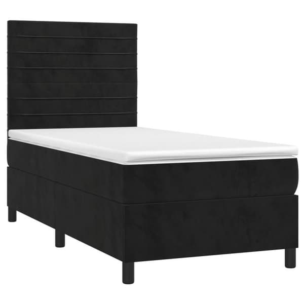 Maison Exclusive - Lakanat ja patja Musta 80x200 cm Sametti