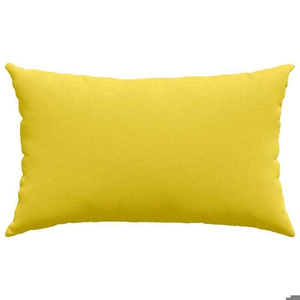 Maison Exclusive - Soffkuddar 2 st tyg Ljusgul 50 x 30 cm Ljus gul