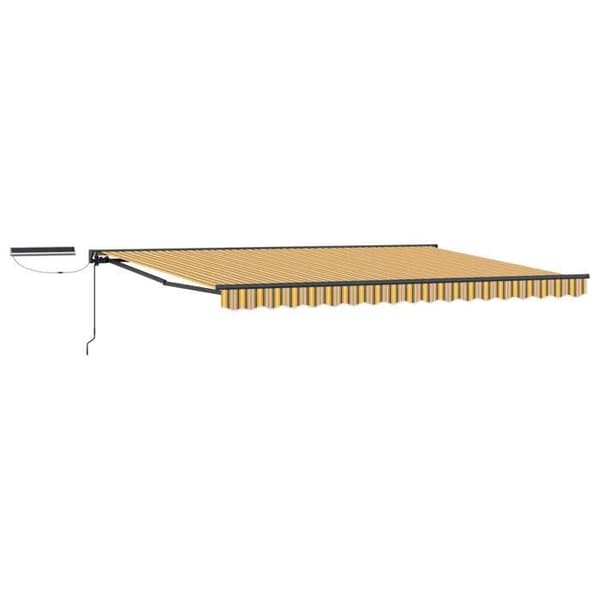 Maison Exclusive - Elektrisk utdragbar markis 4,5 × 3,5 m