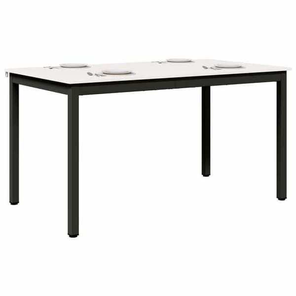 Maison Exclusive - Spisebord / Middagsbord Hvid 140 x 80 x 75 cm