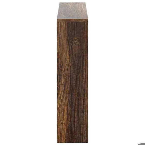 Maison Exclusive - Spejlskab til sko med 2 niveauer, Røget eg 63x17x67 cm Rökt ek
