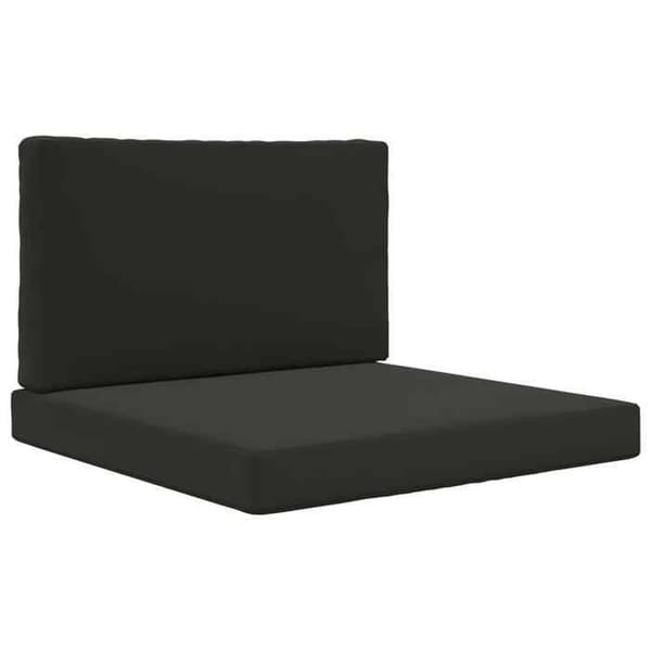 Maison Exclusive - Ulkokäyttöön tarkoitettu musta polyesterinen sohvatyyny 80 x 80 cm Svart