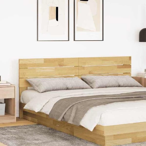 Maison Exclusive - Sänggavel 200 cm i massiv ek
