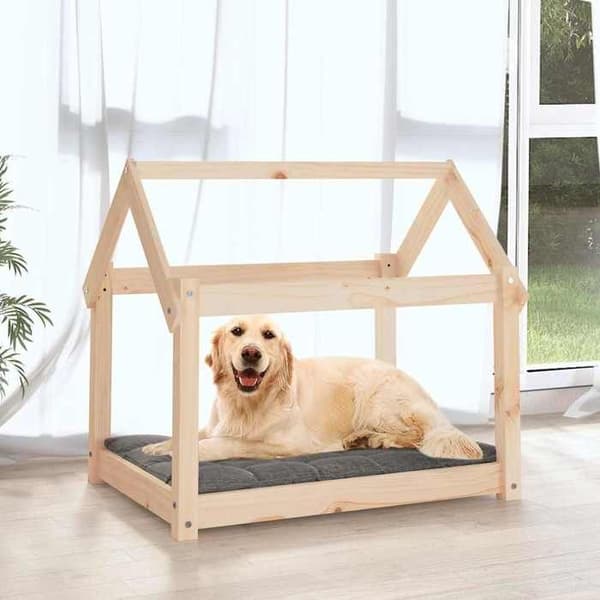 Maison Exclusive - Hundsäng 81x60x70 cm i solid furu