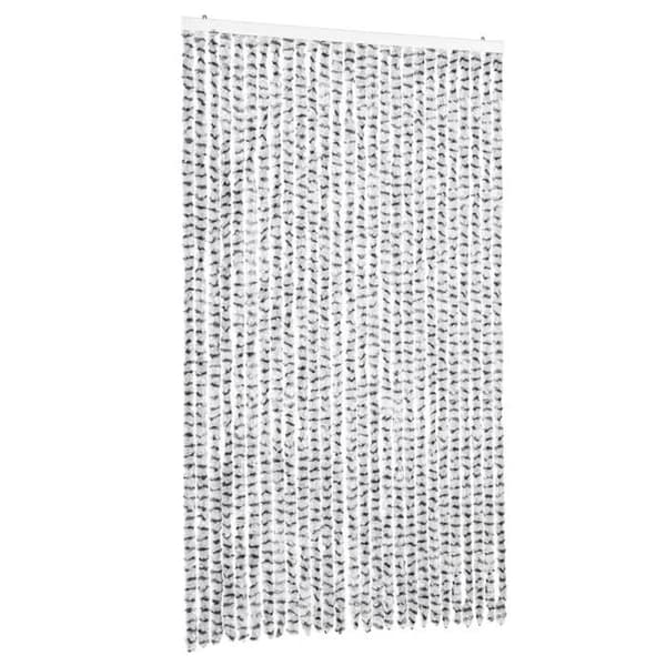 Maison Exclusive - Ljusgrå och mörkgrå myggnät 118x220cm chenille