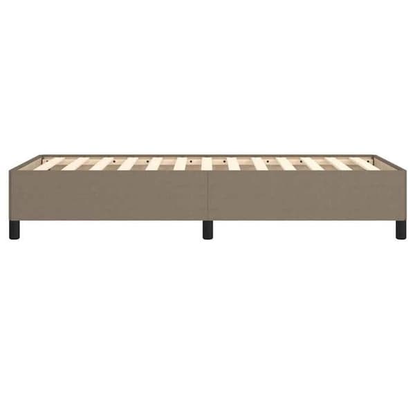 Maison Exclusive - Sengestel uden madras taupe 80x200 cm stof