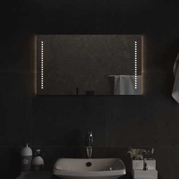 Maison Exclusive - LED badevægspejl 70x40 cm