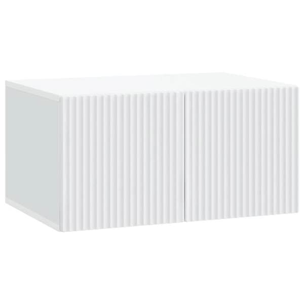 Maison Exclusive - Väggmonterad TV-möbel Vit 59,5 x 41 x 30 cm Ingenjörsträ