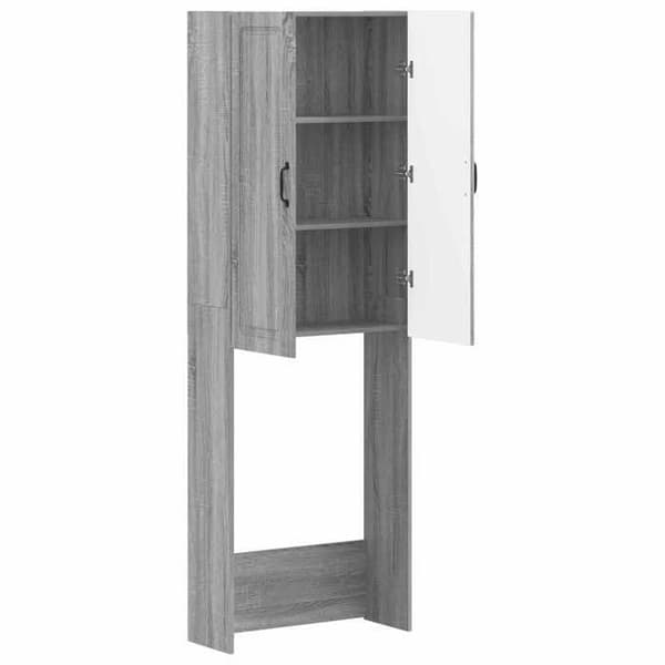 Maison Exclusive - Toilettskabe UTRECHT Sonoma grå 66 x 25,5 x 190 cm