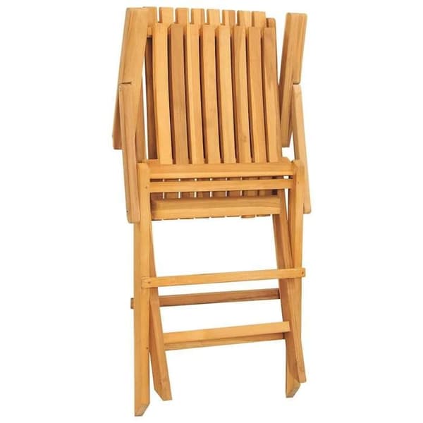 Maison Exclusive - Fällbara stolar, set om 6, 61 x 67 x 90 cm, i massivt teakträ