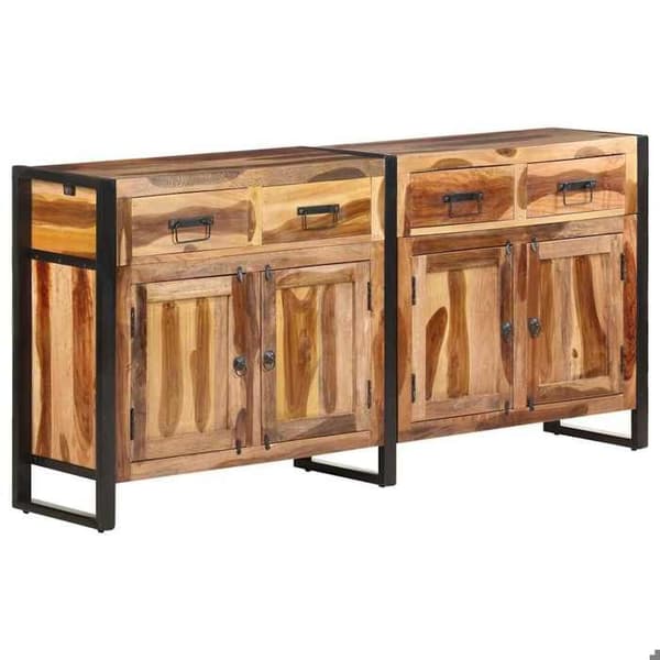 Maison Exclusive - Buffet 172x35x80 cm Solid akacietræ med honningfinish