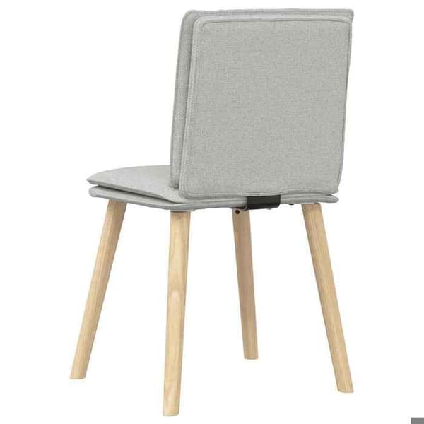 Maison Exclusive - Matstolar set om 2 grå moln tyg