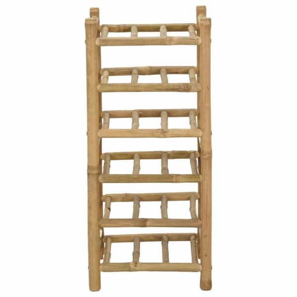 Maison Exclusive - Vinställ i Naturlig Bambu