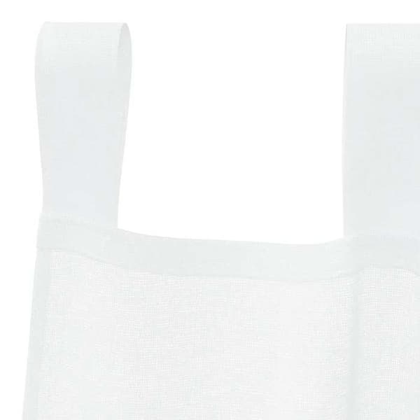 Verho - MAISON EXCLUSIVE - 260 x 140 cm (pakkaus 2) - Valkoinen - Polyesteri - Läpinäkyvä Vit