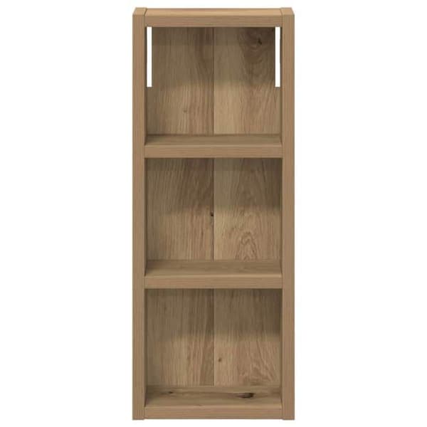 Maison Exclusive - Vægskab til badeværelse Eg håndlavet 20 x 10 x 50 cm