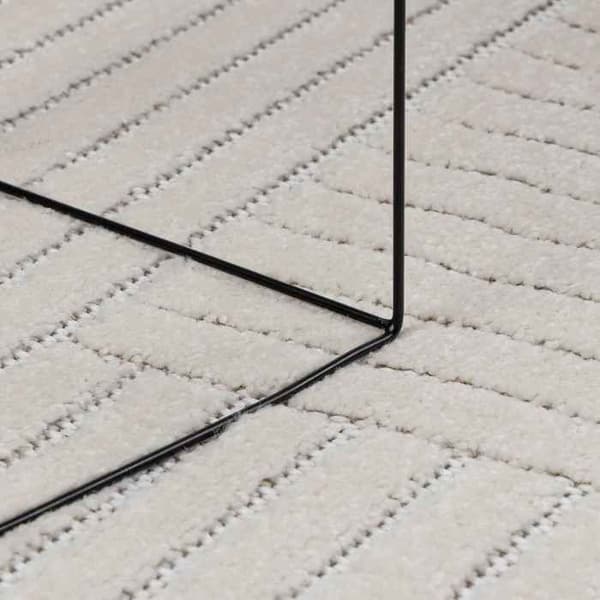 Maison Exclusive - Sisä- ja ulkokäyttöön tarkoitettu PALMERAS-matto, Kermansävy Ø 120 CM Grädde