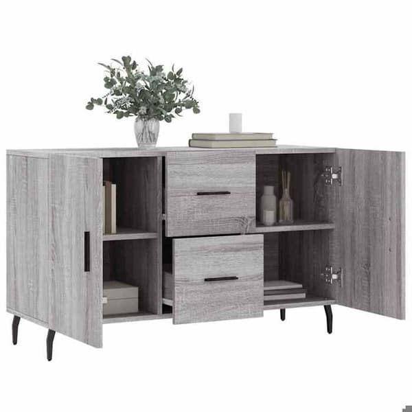 Maison Exclusive - Buffet sonoma grå 100x36x60 cm ingeniørtræ