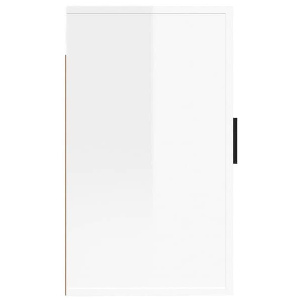 Maison Exclusive - Væghængt TV-møbel Hvid højglans 40x34,5x60 cm Vit