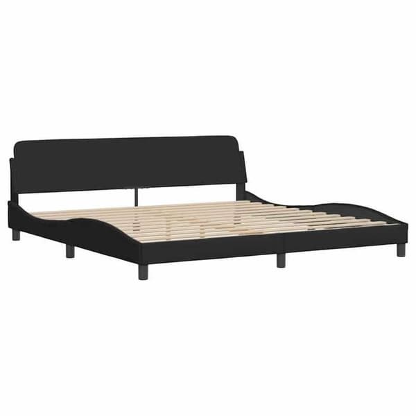 Maison Exclusive - Sängram Dover svart 200x200 cm tyg