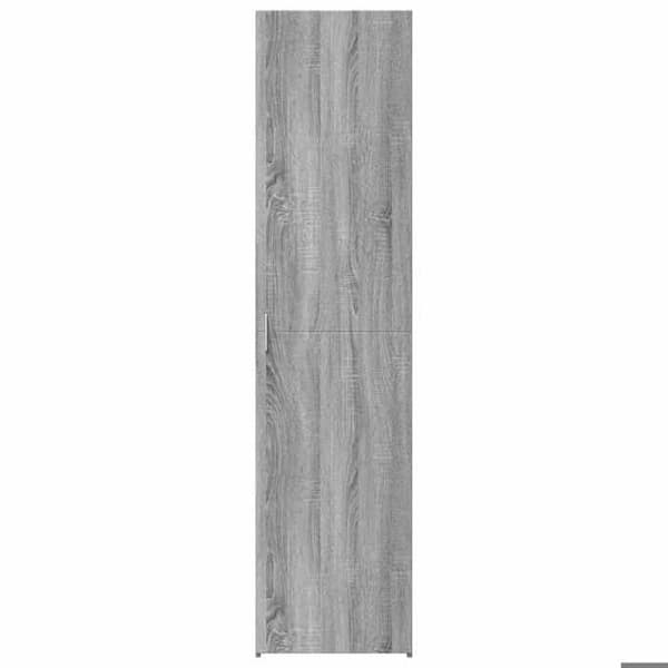 Maison Exclusive - Høj buffet sonoma grå 45x42,5x185 cm ingeniørtræ sonoma grå