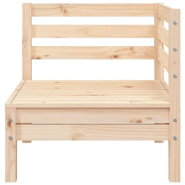 Havemøbel - EKSKLUSIVT HUS - 3 pladser - Massivt fyrretræ - Modulerbart - Vandafvisende lameller