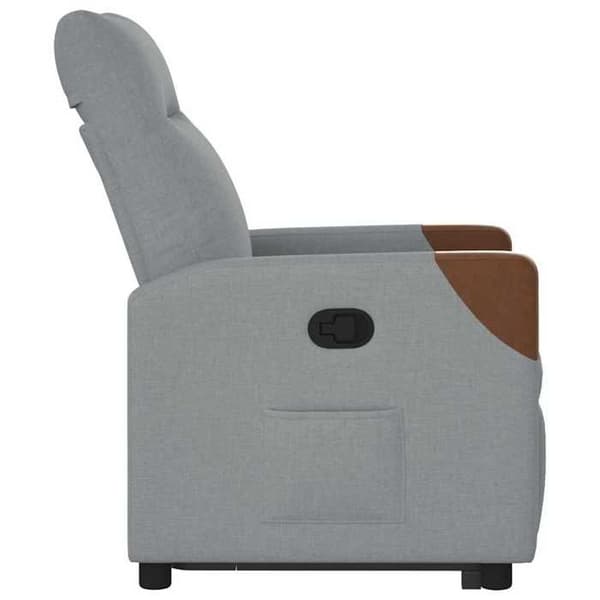 Maison Exclusive - Lätt grå recliner i tyg