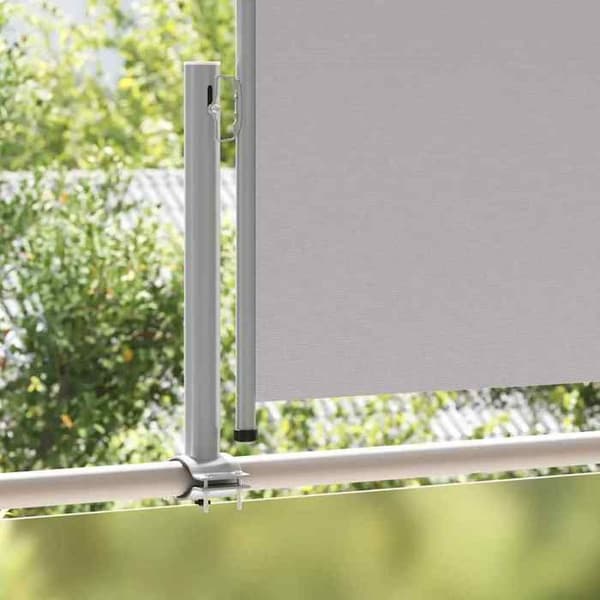 Maison Exclusive - Retractable sidotak för patio 100 x 300 cm Grå
