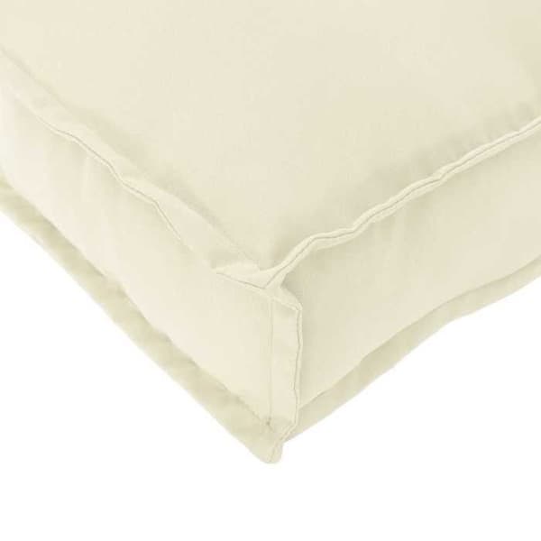 Maison Exclusive - Kudde Crème 60 x 40 x 12 cm Oxfordtyg Grädde