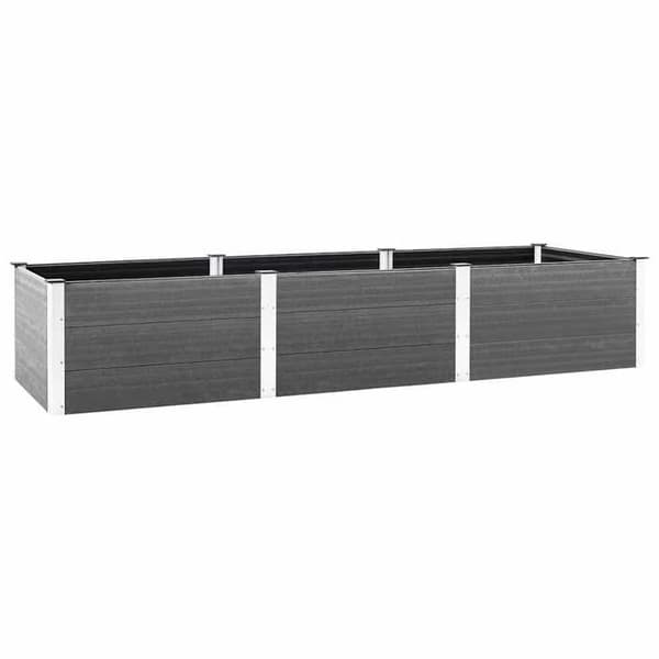 Maison Exclusive - Hævet havebed i grå 300x100x54 cm WPC
