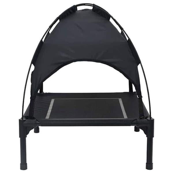 Maison Exclusive - Hundeseng 71 x 64 x 71 cm Sort Stål