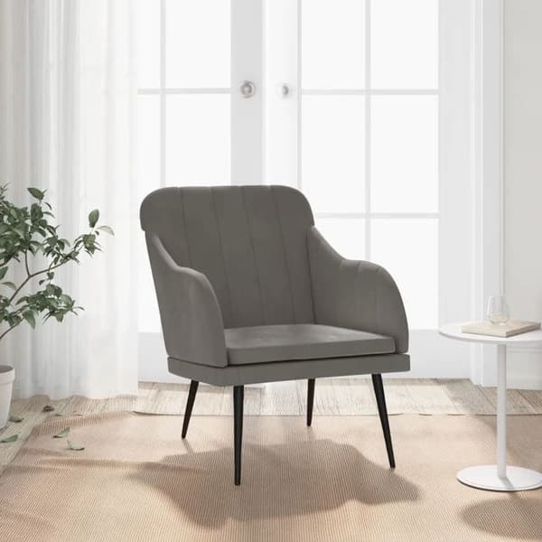 Maison Exclusive - Mørkegrå Stol 63x76x80 cm Velour