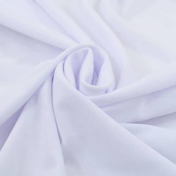 Elastisk borddug - Eksklusivt hjem - 183 x 76 x 74 cm - Hvid - Sæt med 2 stk. Vit