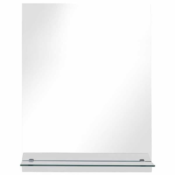 Maison Exclusive - Vægspejl med hylde 20x40 cm Tempereret glas