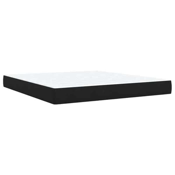 Maison Exclusive - Boxspring-sänky mustalla patjalla 180 x 200 cm samettia