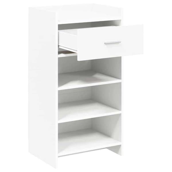 Maison Exclusive - Skoskåp Vit 48 x 36 x 92 cm Ingenjörsträ Vit