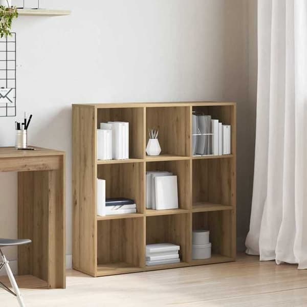 Maison Exclusive - Håndlavet bogskab i egetræ 98x29x97,5 cm