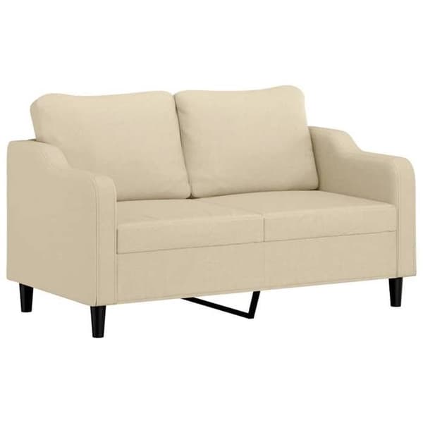 Maison Exclusive - 2-personers sofa Creme 140 cm Stof
