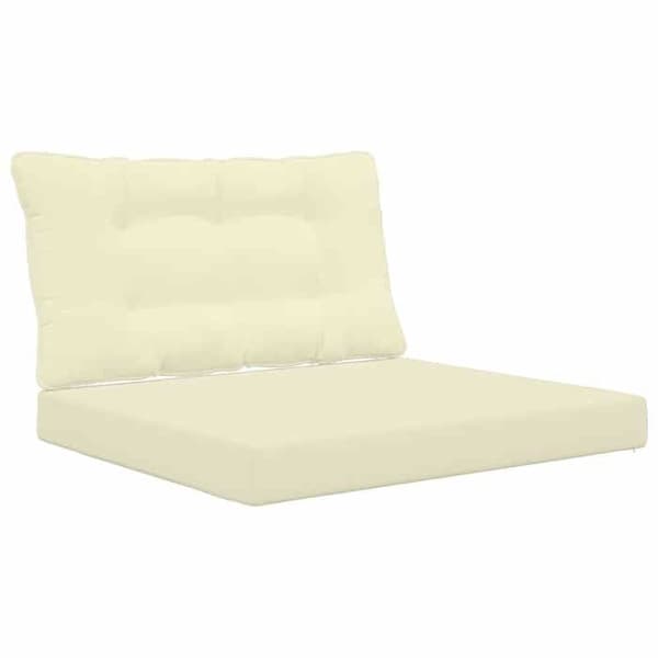 Maison Exclusive - Udendørs sofa pude Polyester Creme 80 x 68,5 cm Grädde